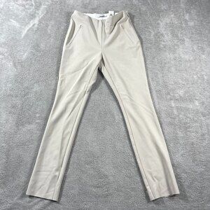 Nwt Banana Republic Dress Pant Women 2 BR Standard Mid Rise Skinny Trouser Cream